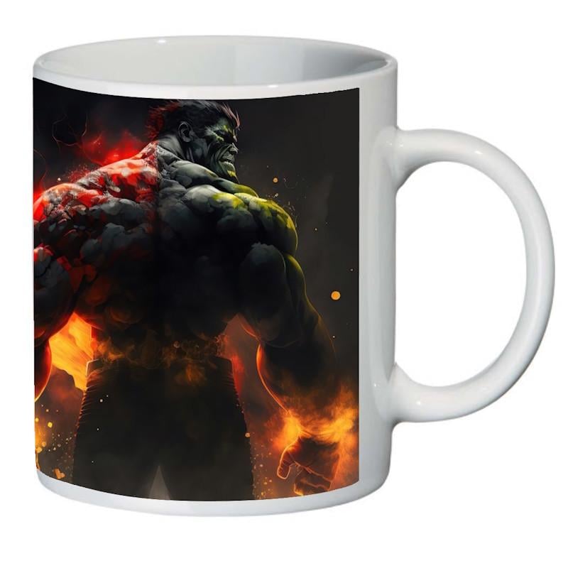 Чашка с принтом Халк марвел 004 (2404220313)