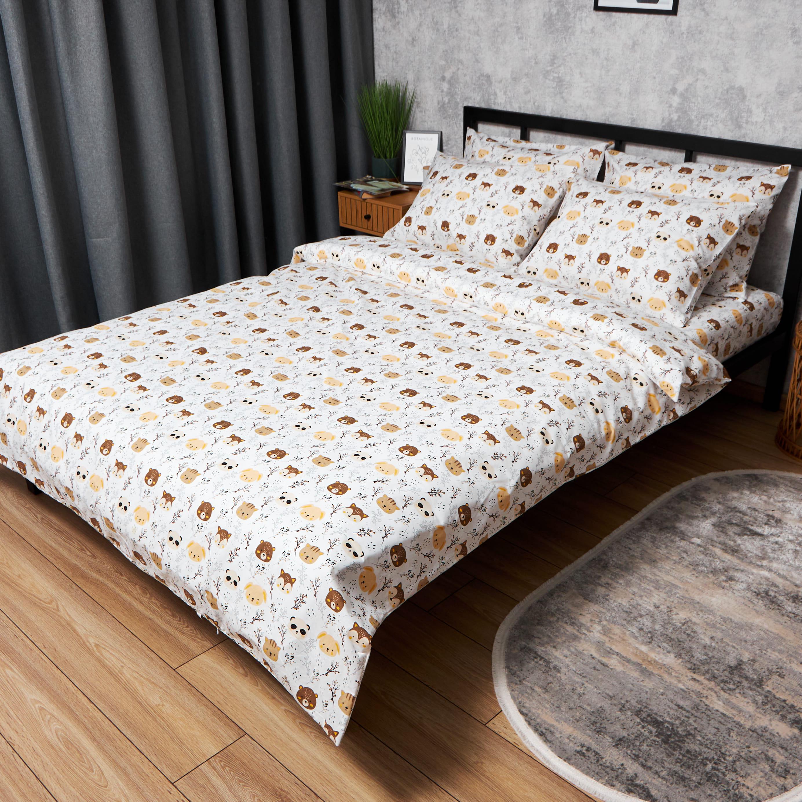 Пододеяльник Moon&Star Gold Люкс Jungle Joy бязь двуспальный 175x210 см (MS-870000662)