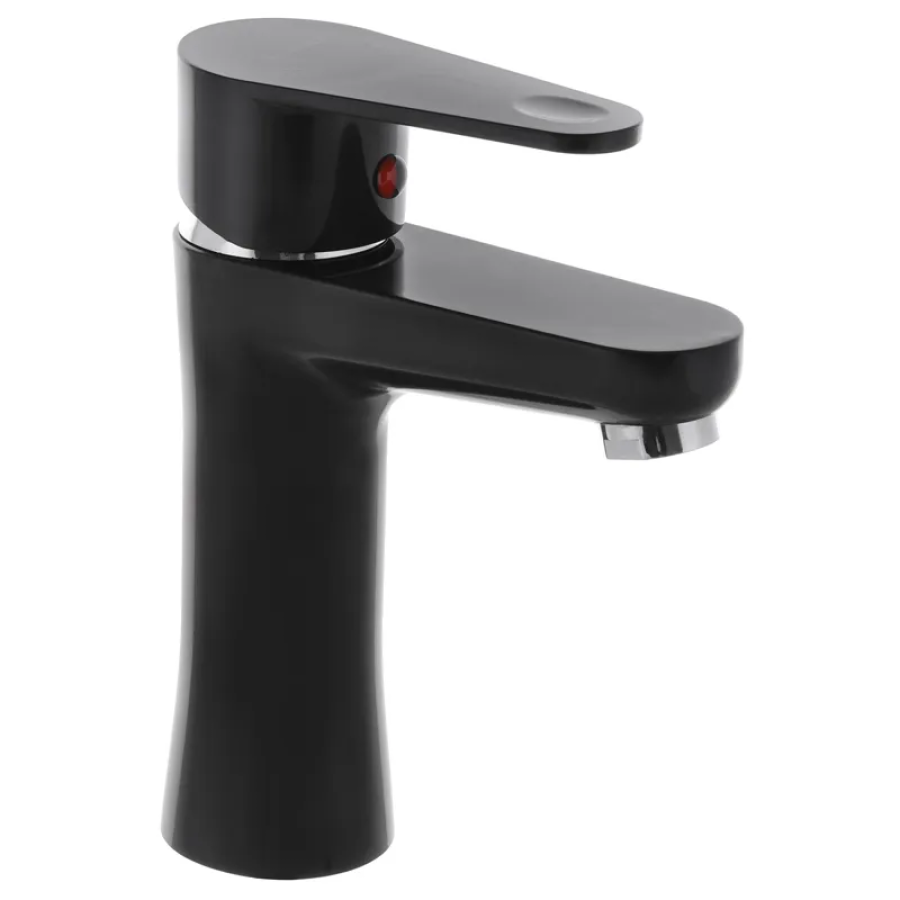 Смеситель для умывальника однорычажный PLAMIX Vega-001 Black (PM0571) Смеситель для умывальника однорычажный PLAMIX Vega-001 Black (PM0571)