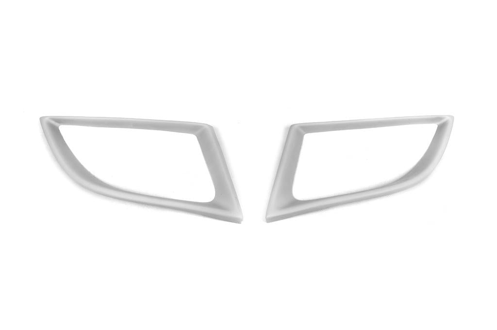 Накладки в бампер Meliset для Renault Megane III 2009-2016 рр. склопластик Під фарбування