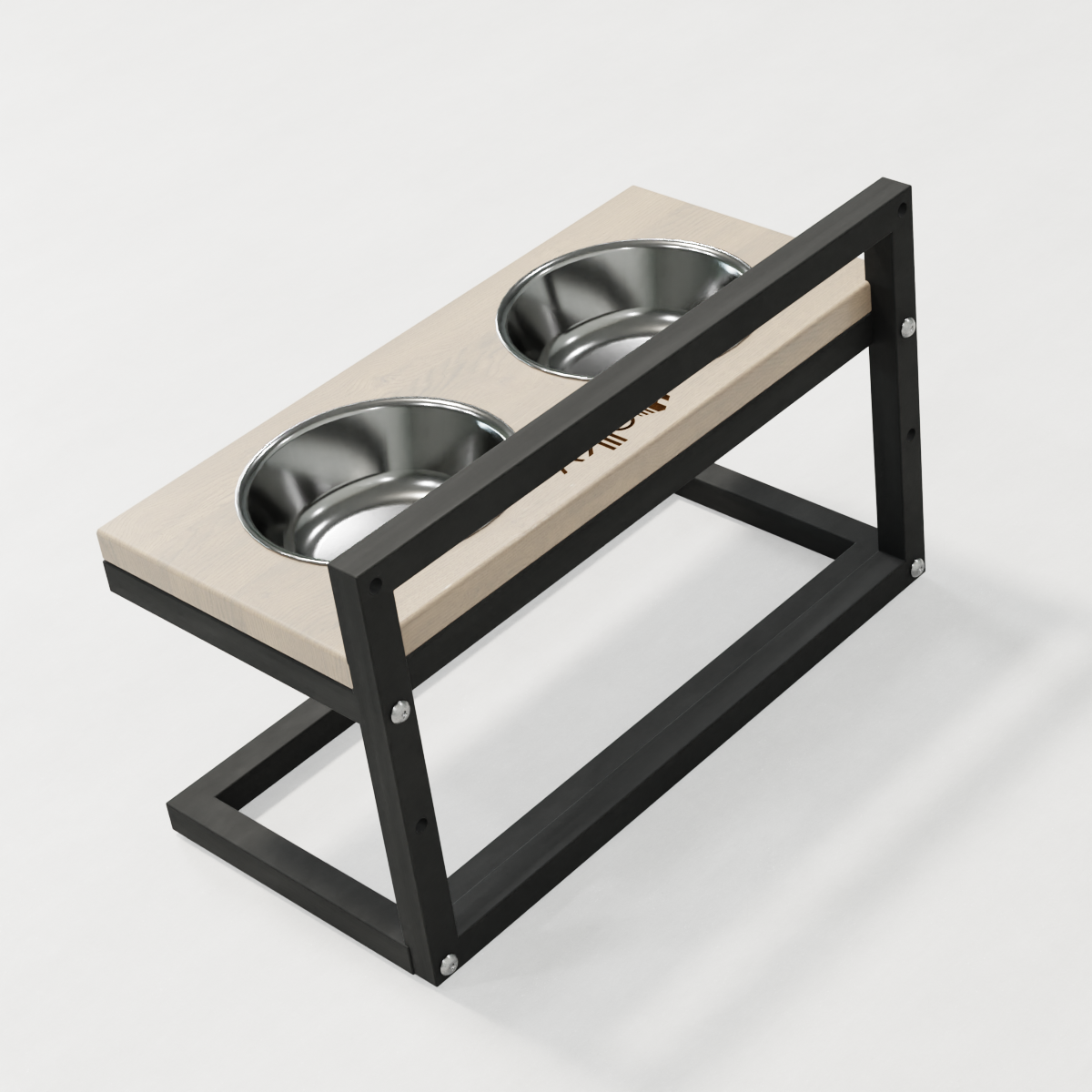 Миски на регульованій підставці для маленьких собак Hollky Flex S 2х0,45 л (FS-422523-GRWH) - фото 5 Миски на регульованій підставці для маленьких собак Hollky Flex S 2х0,45 л (FS-422523-GRWH) - фото 5