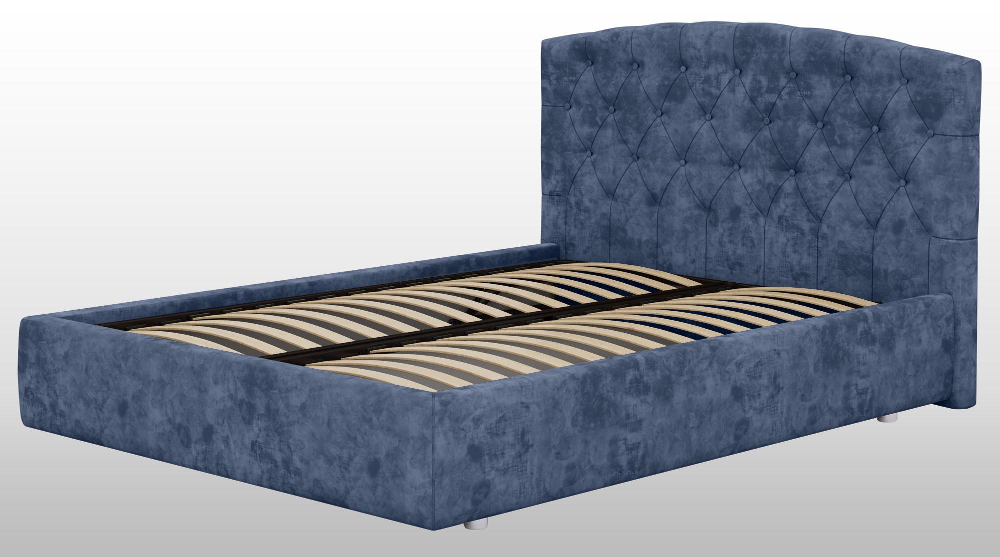 Кровать Верона с подъемным механизмом 180х200 см Allure Navy (10693632) - фото 1 Кровать Верона с подъемным механизмом 180х200 см Allure Navy (10693632) - фото 1