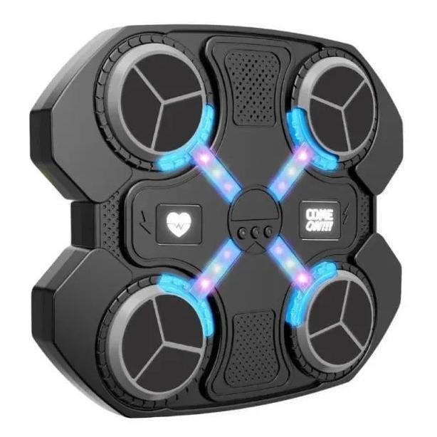 Мишень для бокса настенная интерактивная с подсветкой и Bluetooth колонкой с перчатками (27282890)