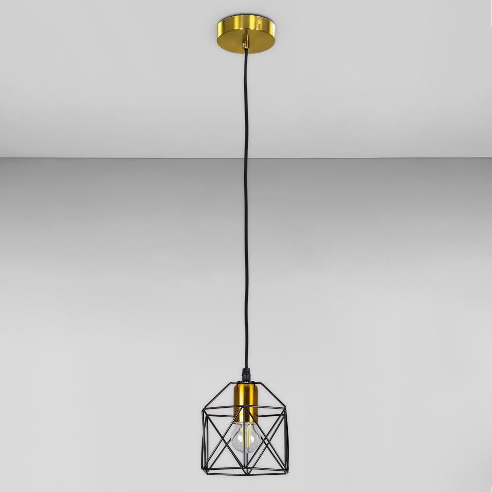 Люстра підвісна Light House LS-17162F-1 BRZ/BK Бронзовий/Чорний