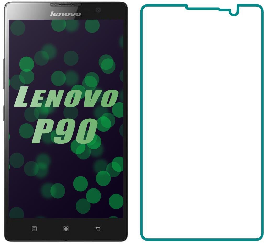 Защитное стекло Lenovo P90/K80 (Прозрачное 2.5 D 9H) (00633)