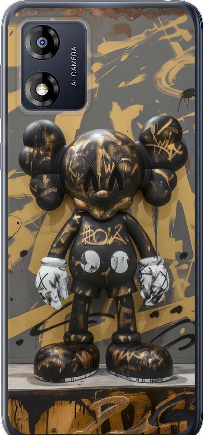 Чохол на Motorola Moto E13 Bronze kaws (6097u-3053-42517)