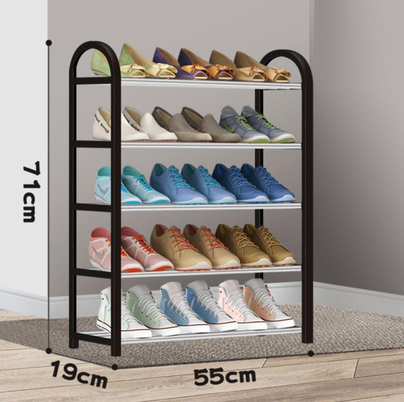 Полиця для взуття 5-ти рівнева 14835 19х55х71 см Чорний (4995152) - фото 2 Полиця для взуття 5-ти рівнева 14835 19х55х71 см Чорний (4995152) - фото 2