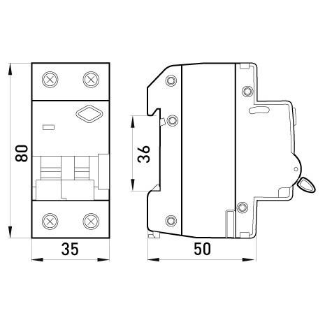 Дифавтомат E.NEXT 32A 30mA 4,5kA тип C 2 полюси тип AC p0620008 e.elcb.stand.2 (14421) - фото 2 Дифавтомат E.NEXT 32A 30mA 4,5kA тип C 2 полюси тип AC p0620008 e.elcb.stand.2 (14421) - фото 2