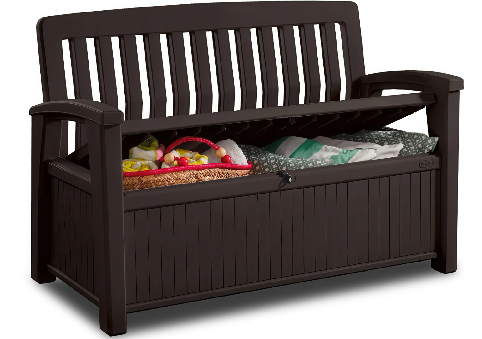 Лавка-ящик Keter для зберігання Patio Storage Bench Коричневий (253820)