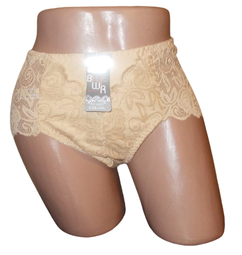 Женские трусики ажурные Biweier 220 3XL Бежевый (1555847668)