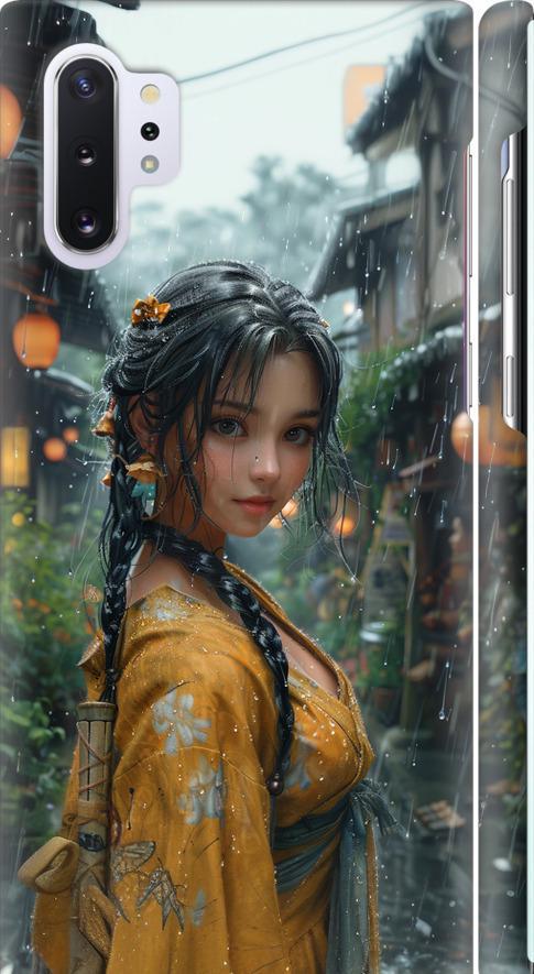 Чехол на Samsung Galaxy Note 10 Plus Anime-girl (6133m-1756-42517)