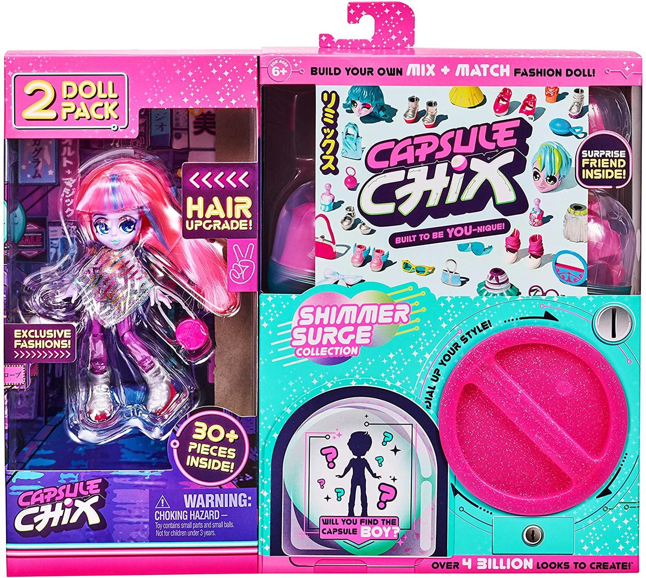 Кукла-сюрприз Capsule Chix Shimmer Surge серия 2 (59229)