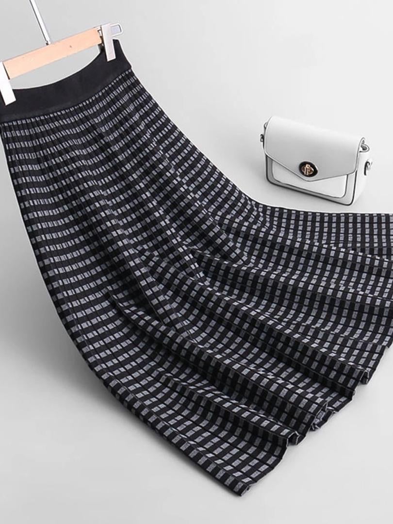 Юбка миди двухсторонняя Forza Viva MW-KS-1901A трикотажная р. 46 Серый (17852319) - фото 2 Юбка миди двухсторонняя Forza Viva MW-KS-1901A трикотажная р. 46 Серый (17852319) - фото 2