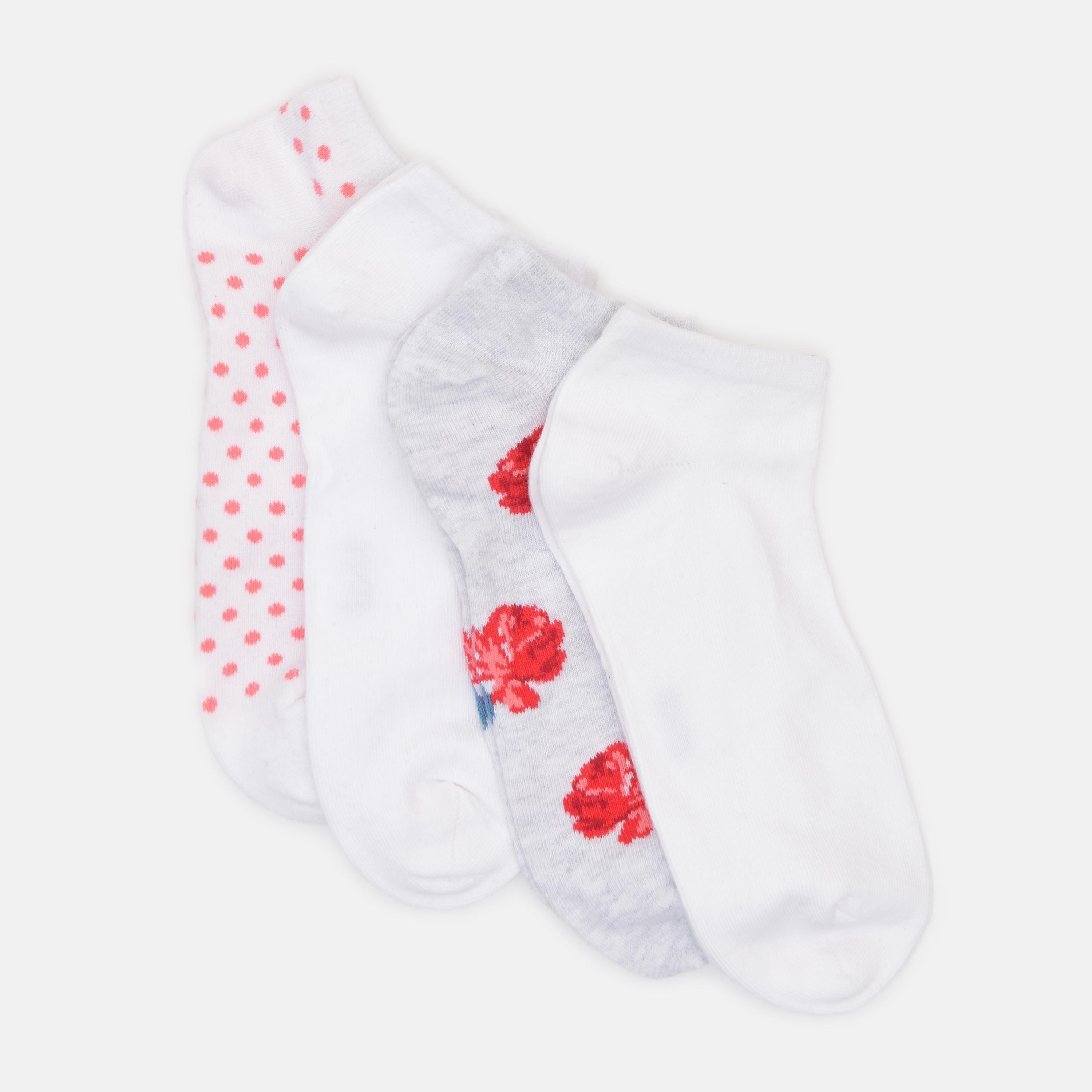 Шкарпетки C&A 4 пари р. 35-38 Білий/Сірий (1309885474)