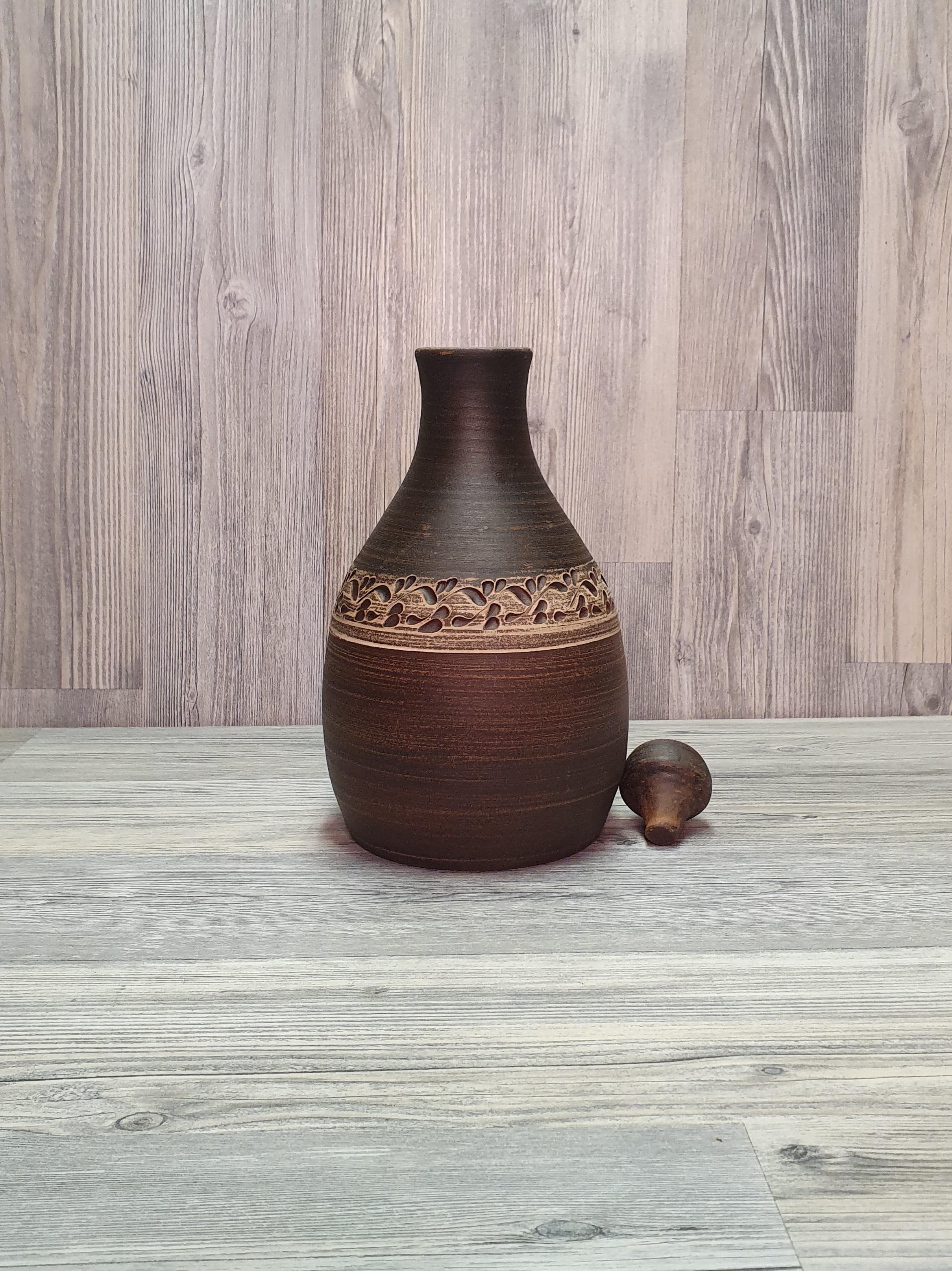 Штоф из красной глины (5142) - фото 7 Штоф из красной глины (5142) - фото 7