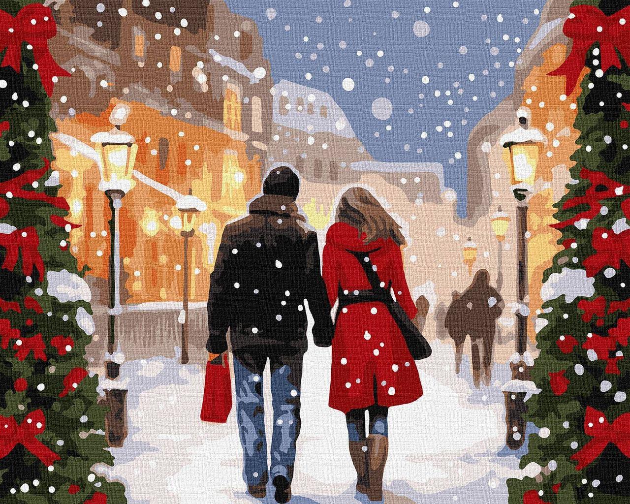 Картина за номерами Ideyka Різдвяна аосфера 40х50см (2824287060)