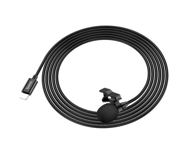 Микрофон петличный Hoco L14 Lightning 2 м Black - фото 8