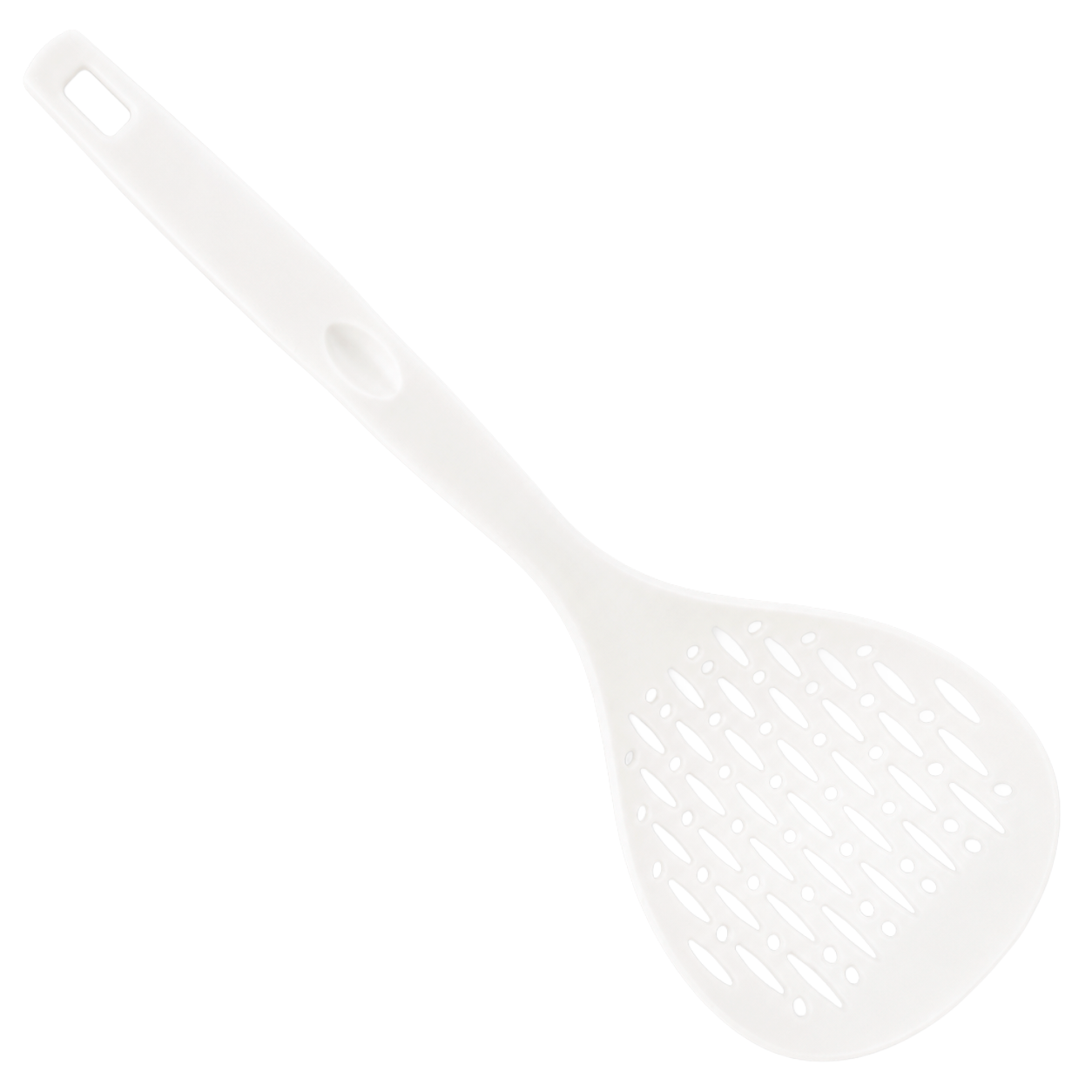 Дуршлаг с ручкой Stenson R90195 пластиковый 34 см Белый (35227232)