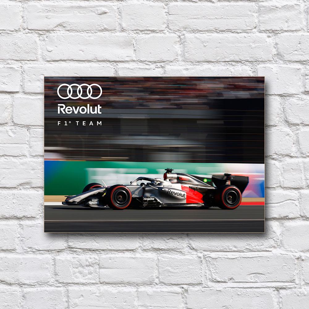Постер дерев’яний Формула-1 Audi R26 210х297 мм (33852901)