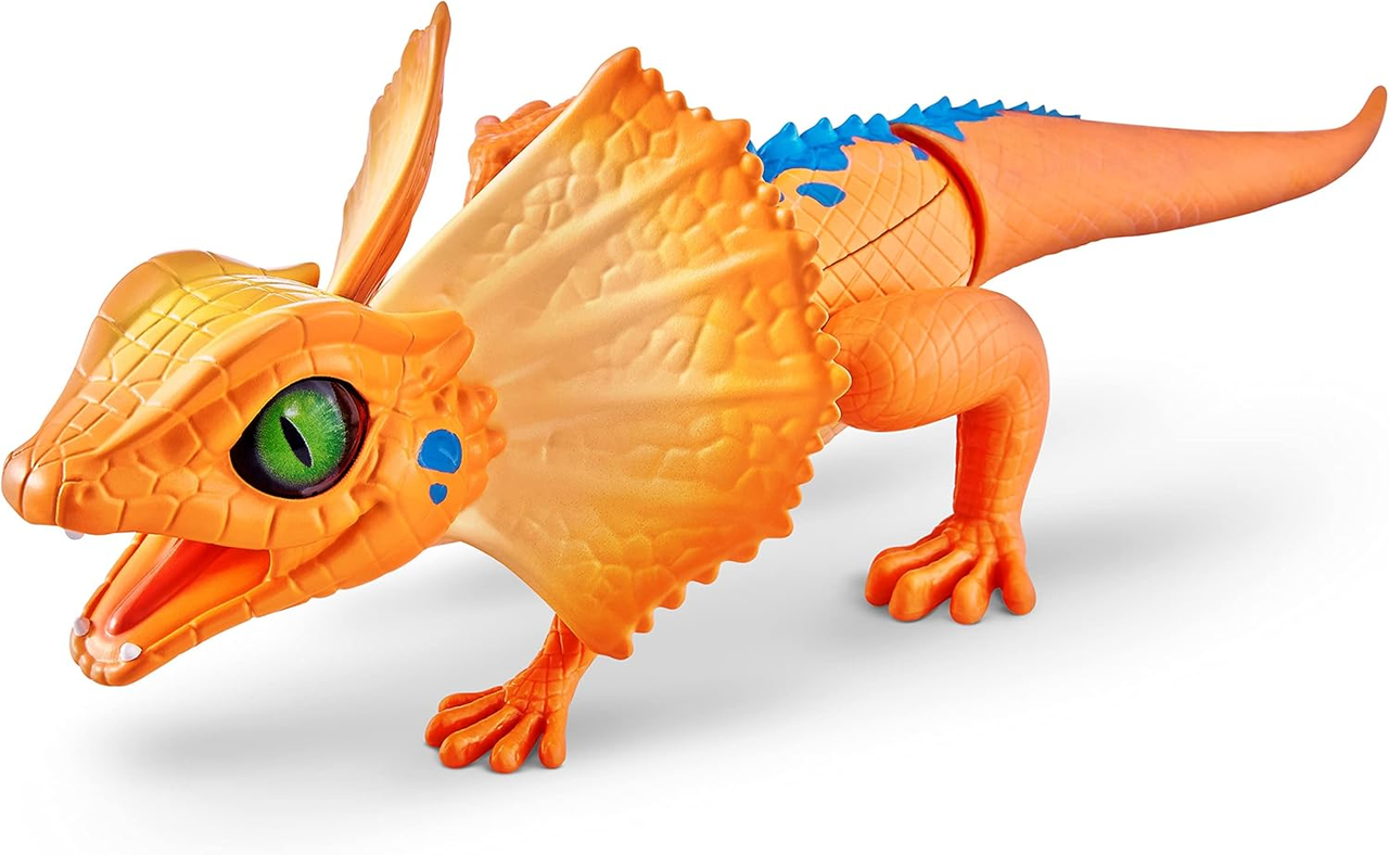 Інтерактивна іграшка робот Robo Alive Lurking Lizard Series 3 Light Up Battery-Powered Robotic Toy Orange (2620733687)