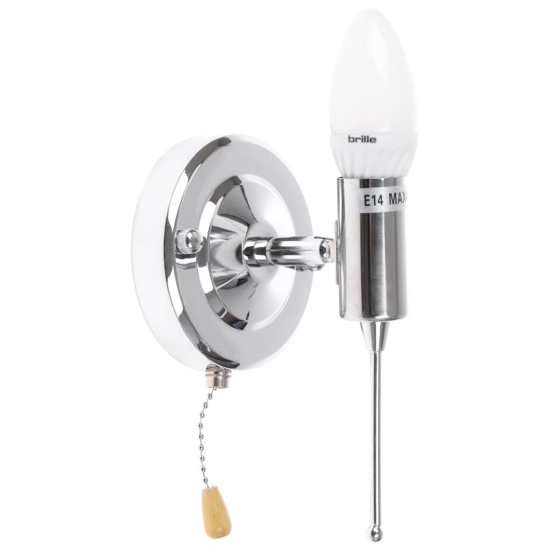 Бра Brille BR-587W/1 E14 CH (L66-016)