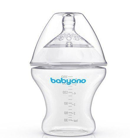 Пляшечка антиколікова BabyOno NATURAL NURSING 180 мл (454)