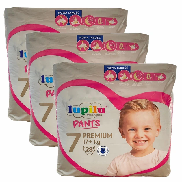 Підгузки-трусики дитячі Lupilu Premium 7 17+ кг 84 шт. (104814049)
