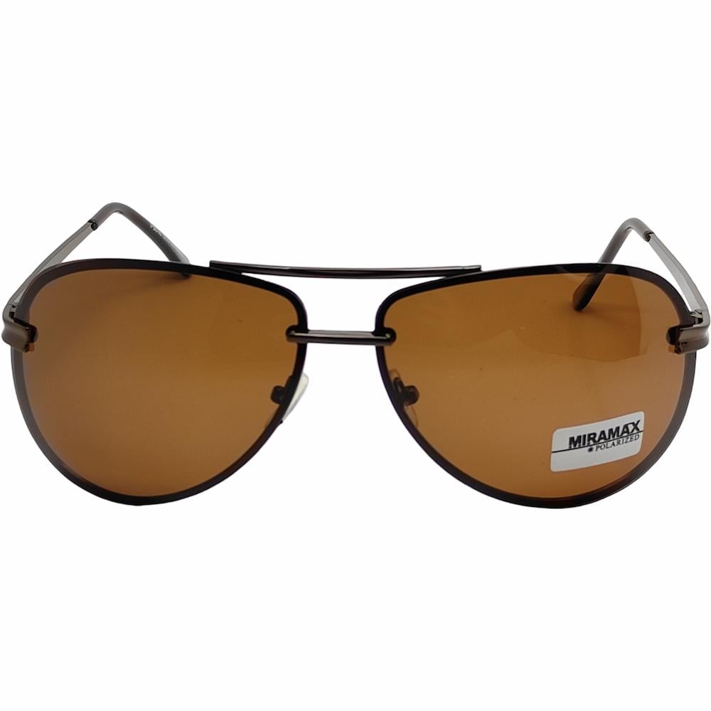Солнцезащитные очки поляризованные Miramax Polarized 9018 Коричневый (46235) - фото 3 Солнцезащитные очки поляризованные Miramax Polarized 9018 Коричневый (46235) - фото 3