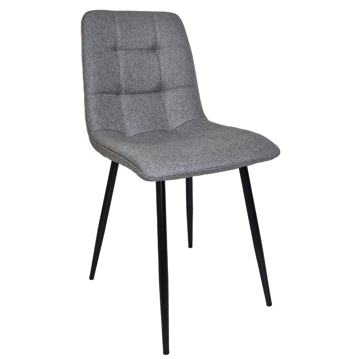 Стул кухонный MIA TEX Intarsio Черный/Светло-серый