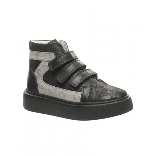 Черевики дитячі ортопедичні блискучі Orthobe ORB-651/1_black-gray р. 30 19,8 см Чорно-сірий Чорний (2702000393) Черевики дитячі ортопедичні блискучі Orthobe ORB-651/1_black-gray р. 30 19,8 см Чорно-сірий Чорний (2702000393)