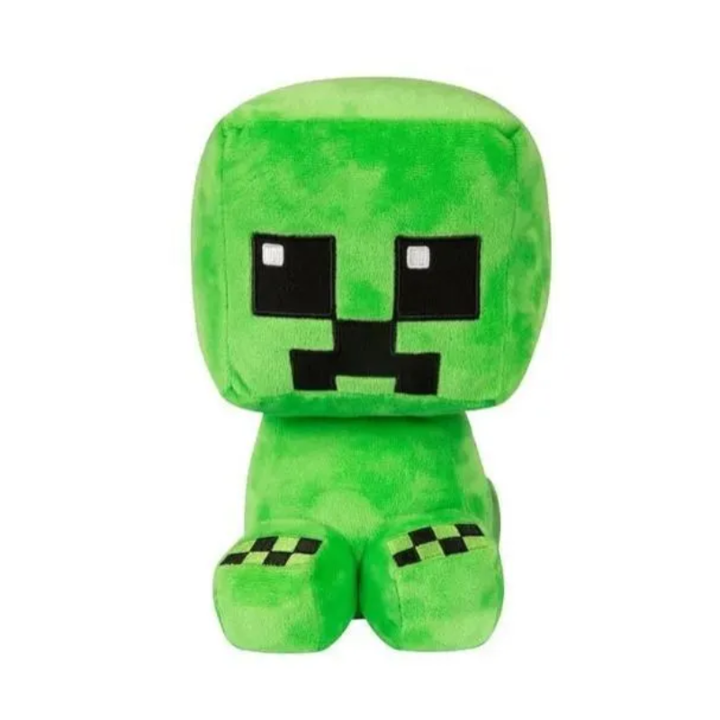 Мягкая игрушка из игры Minecraft Малыш Сидячий Крипер 21 см (2526376222)