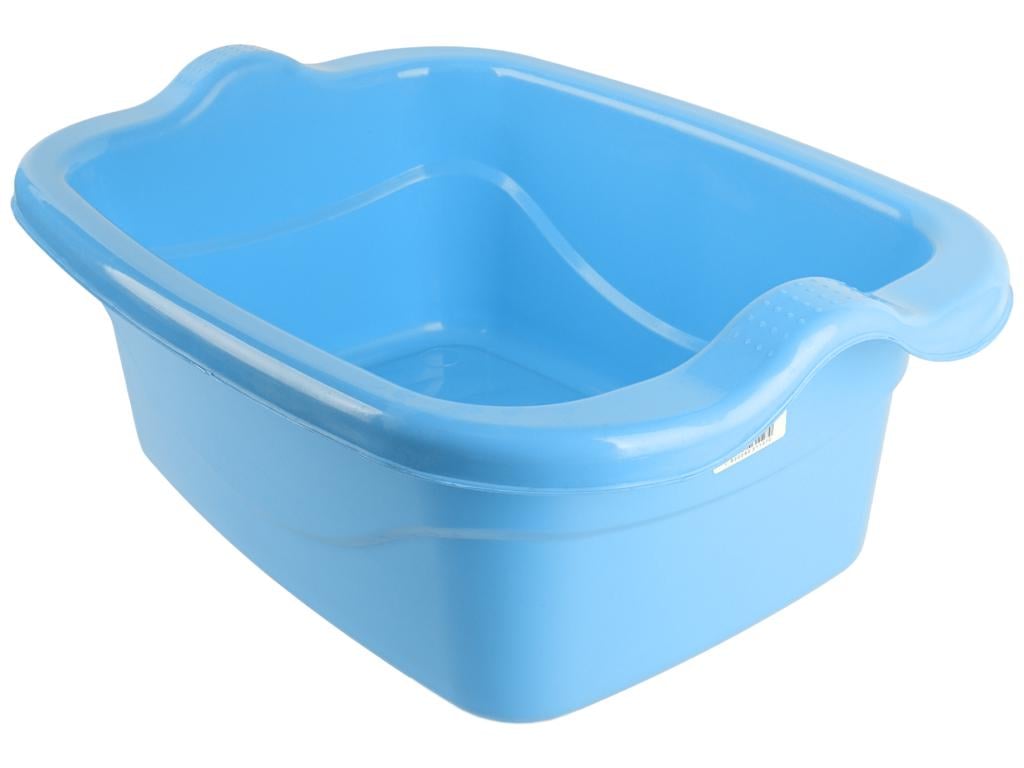 Таз прямокутний Лазурит Консенсус 15 л Блакитний MCS-11270-2