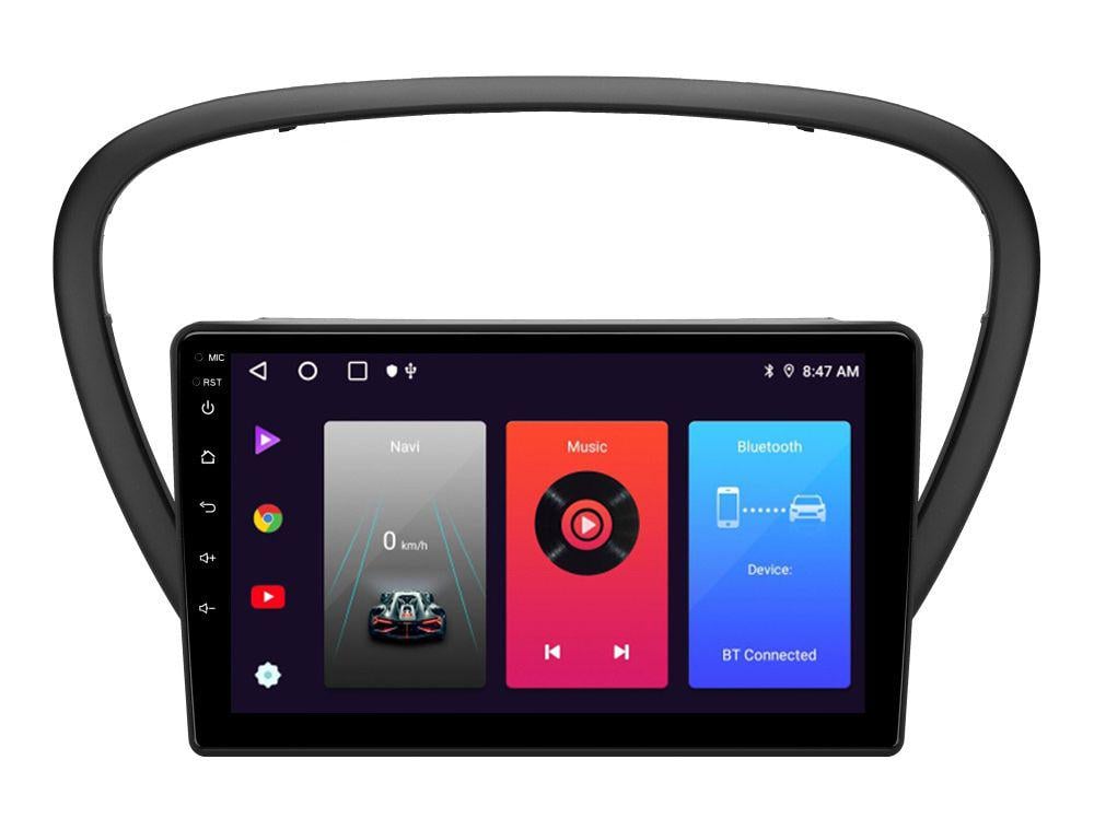 Автомагнитола штатная Sigma S9332 для Peugeot 607 2004-2010 3/32 Gb 4G DSP 9" L1 (AR-91301)