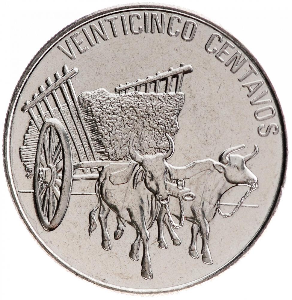 Коллекционная монета Доминикана 25 сентаво 1991 AU-UNC (KM#71.1)