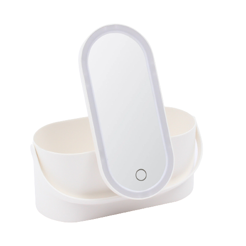 Органайзер LumiaGlow для косметики з дзеркалом і LED підсвіткою LumiaGlow Білий (569)