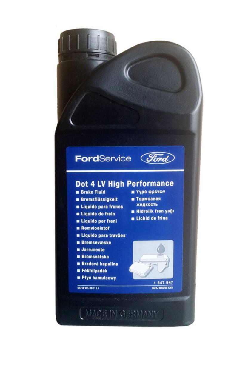 Гальмівна рідина FORD DOT 4 LV HIGH PERFOMANCE 1 л (1847947) Гальмівна рідина FORD DOT 4 LV HIGH PERFOMANCE 1 л (1847947)