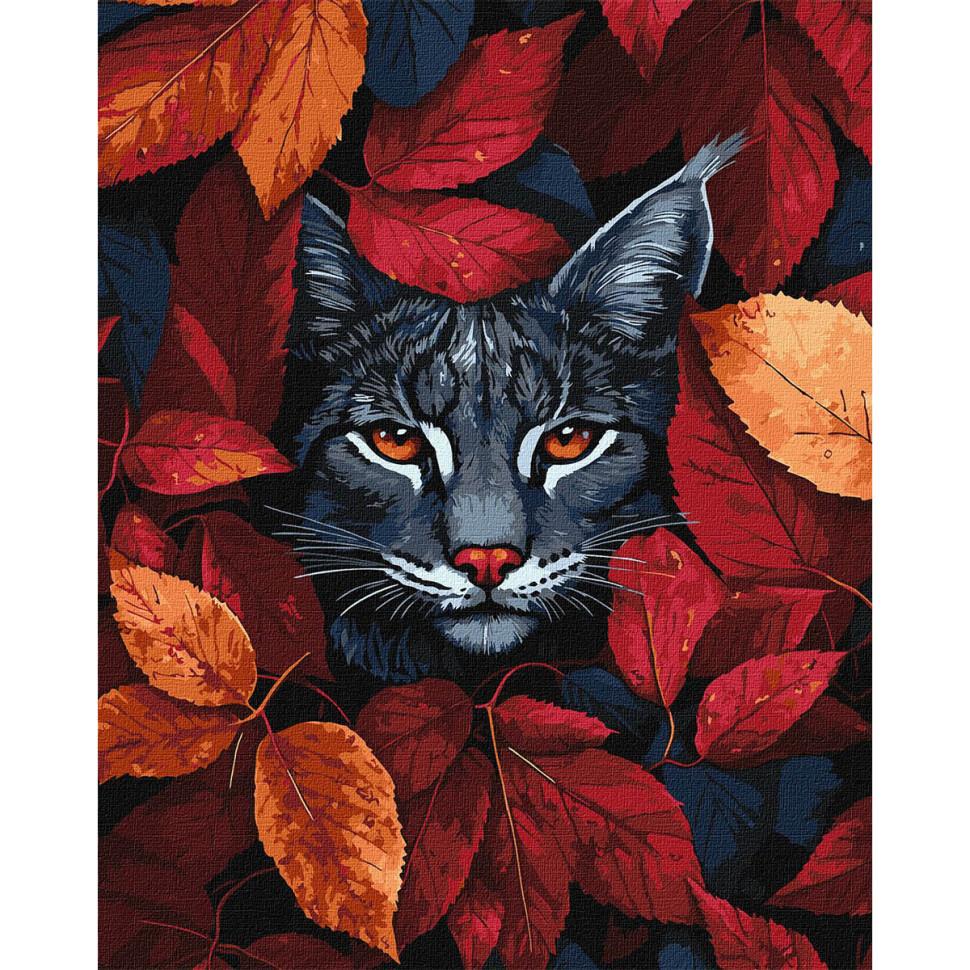 Картина за номерами Ideyka Осіння рись 40x50 см (KHO6699)