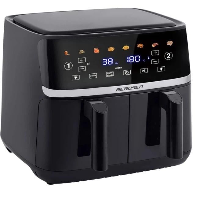 Аэрогриль двухкамерный Berdsen BD-657 8 программ 1700 Вт для здорового приготовления (2932324539)