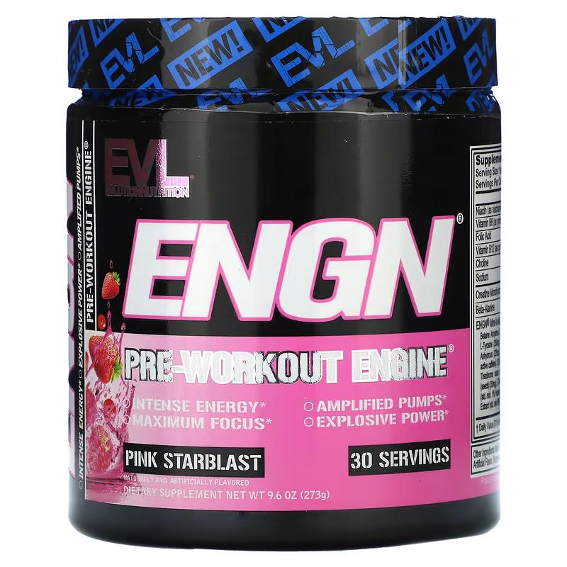 Предтренировочный комплекс Evlution Nutrition ENGN Pre-workout Engine Pink Starblast 273 g