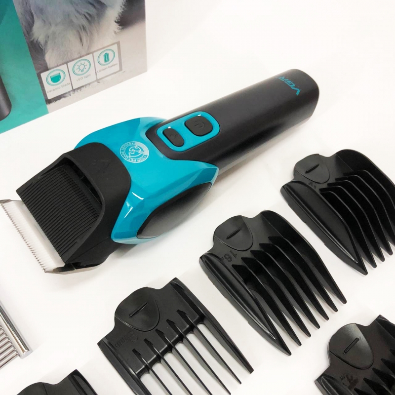 Машинка для стрижки тварин VGR V-208 акумуляторна 3W Blue (tf7465) - фото 10