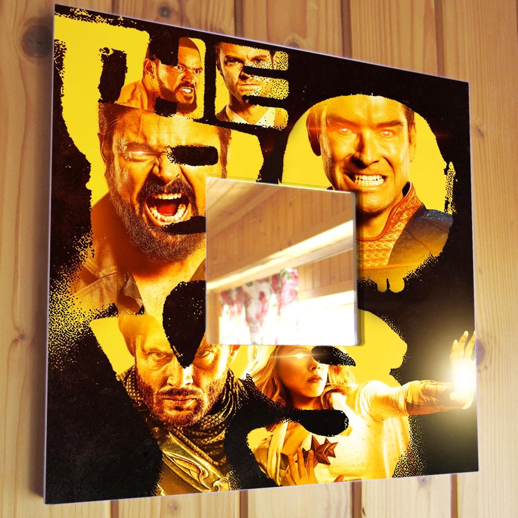 Зеркало декоративное Сериал "Хлопаки" DC Comics 260х260 мм (M04328)