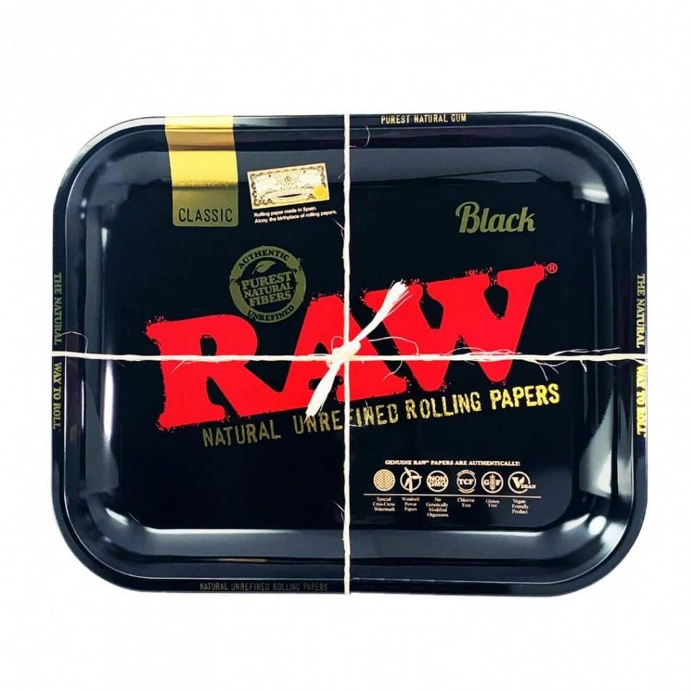 Таця RAW Metal Rolling Tray Black