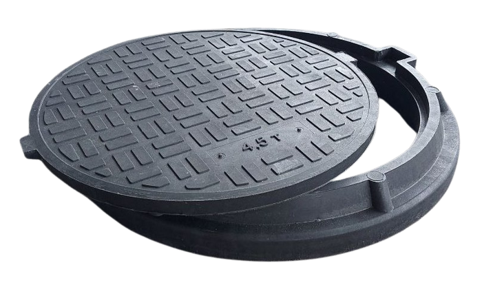 Люк канализационный Войс ЕВРО А15 4,5 т Черный (voys28)