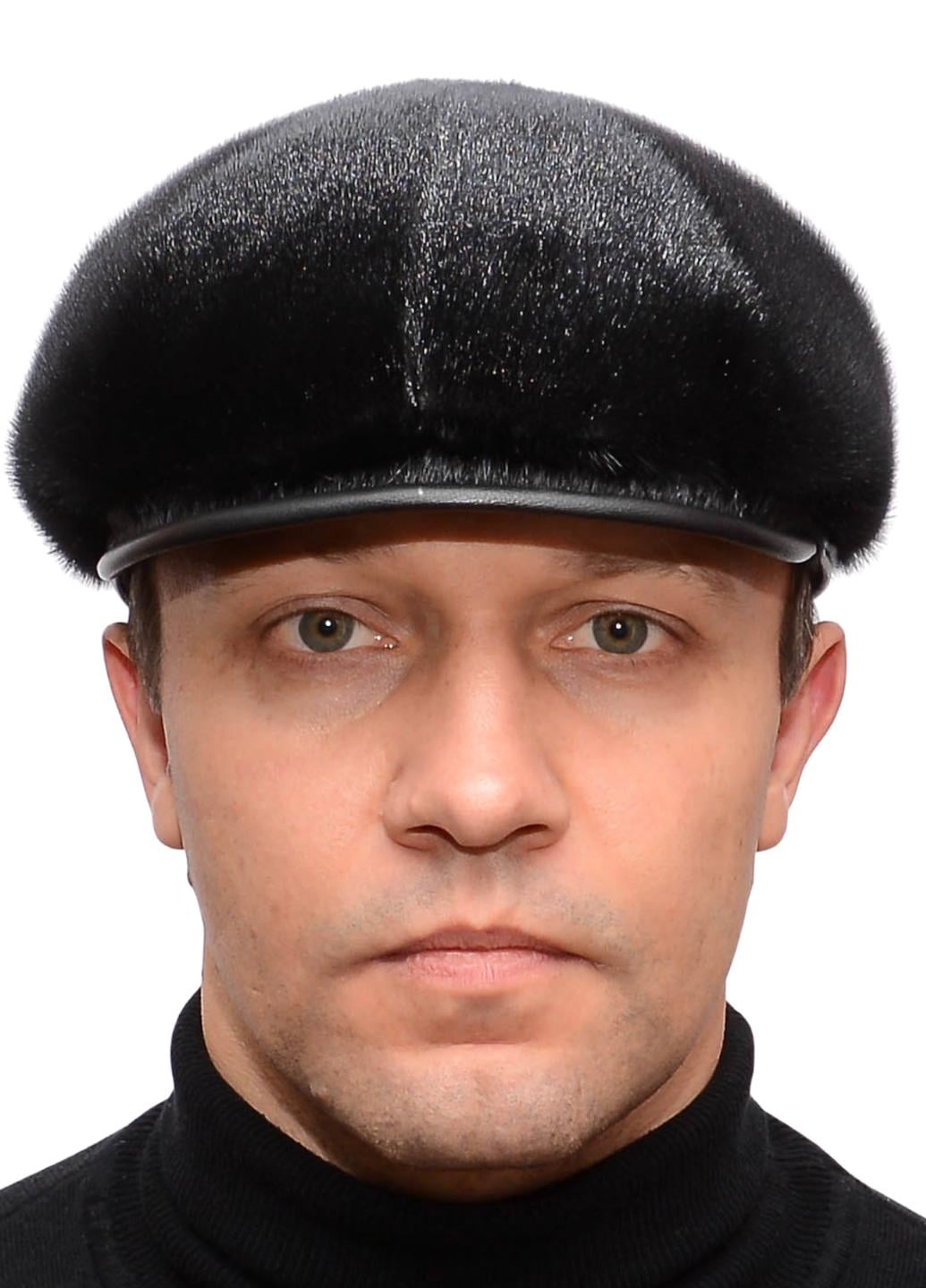 Кепка чоловіча зимова Хутряний стиль Восьмиклінка з натурального хутра нерпи M/L Чорний (510) Кепка чоловіча зимова Хутряний стиль Восьмиклінка з натурального хутра нерпи M/L Чорний (510)