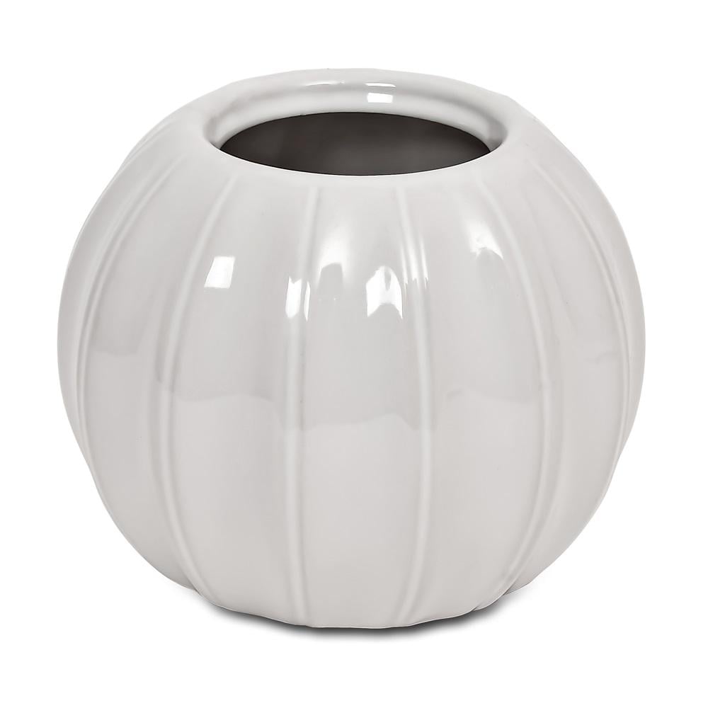 Ваза кастольная Stenson Sphere R94050 керамическая глянцевая поверхность 12,5x12,5 см (605468)