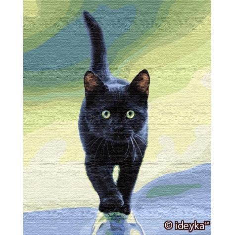 Набор для росписи по номерам Идейка Кошачая грация 40х50 см (КНО4206-mt)
