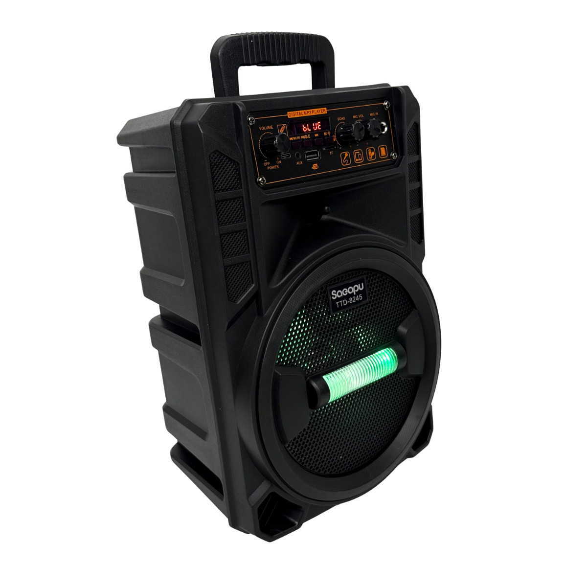 Портативная колонка аккумуляторная беспроводная Bluetooth акустическая система 20Вт 8" (TTD-8245)