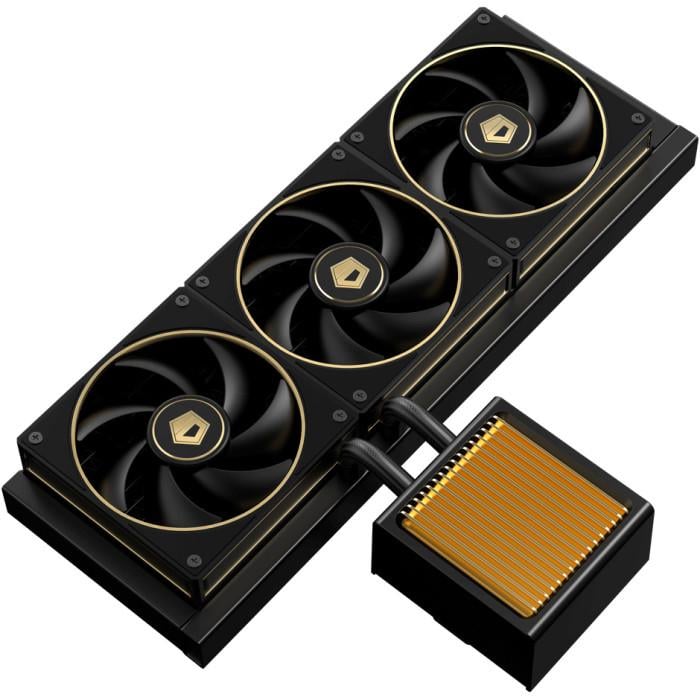 Система водяного охлаждения ID-Cooling DX360 GDL PWM 360 мм 2000 об/мин Black/Gold Система водяного охлаждения ID-Cooling DX360 GDL PWM 360 мм 2000 об/мин Black/Gold