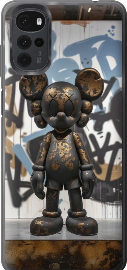 Чехол на Motorola G22 Bronze kaws v2 (6098u-2681-42517)