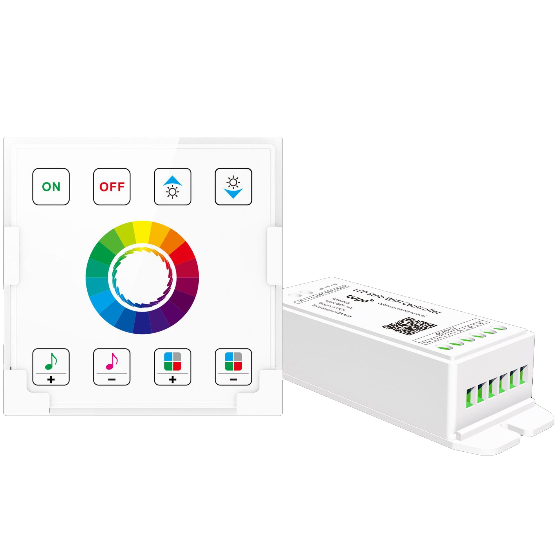 Панель управления Prolum Series HomeLink RGB Wi-Fi Tuya сенсорная 18A (29014714)
